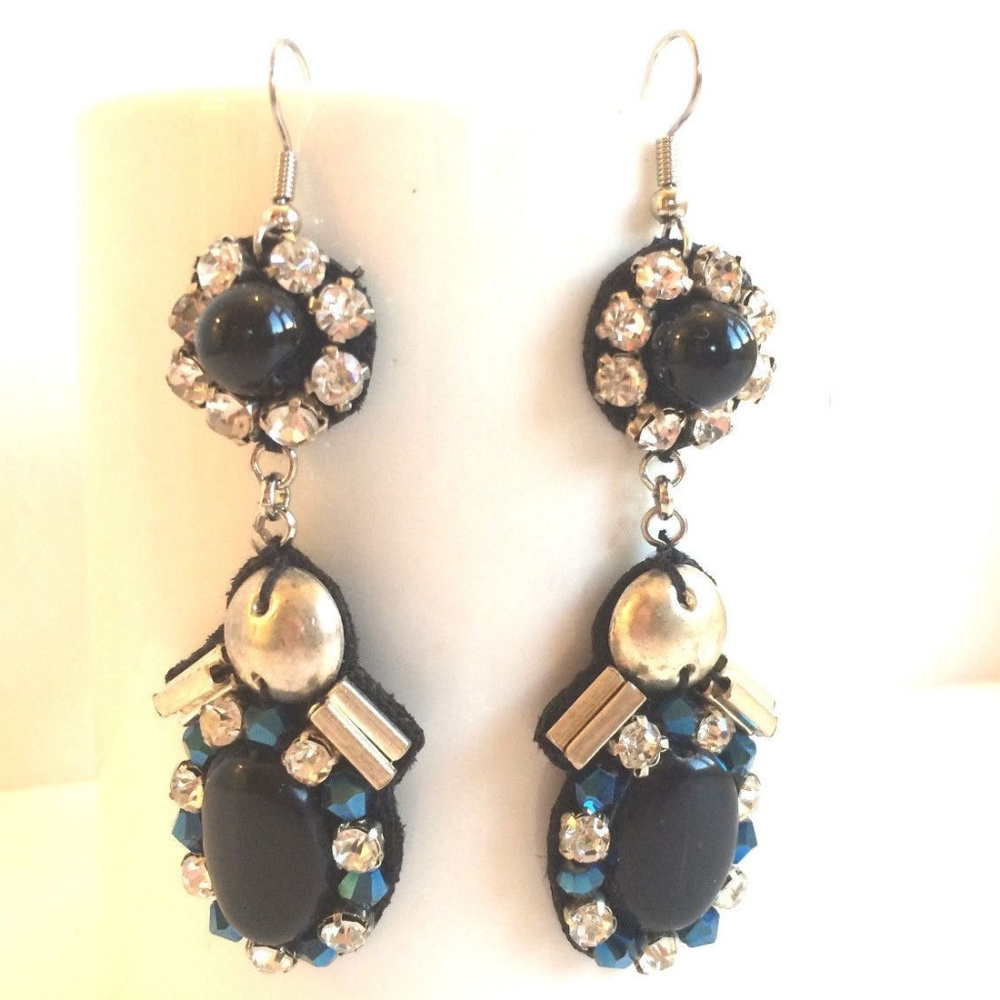 Black Apertif Earring Drops Anthropologie